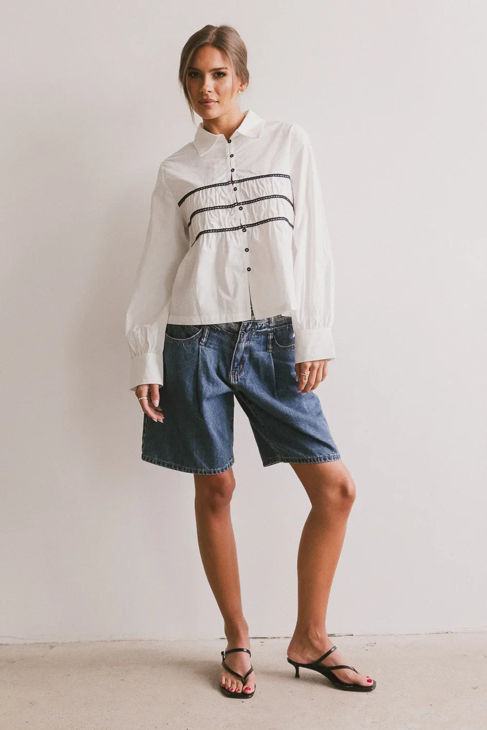 Effie Collared Blouse - FINAL SALE