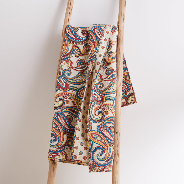 Levtex Home Alyssa Paisley Quilted Throw Throws