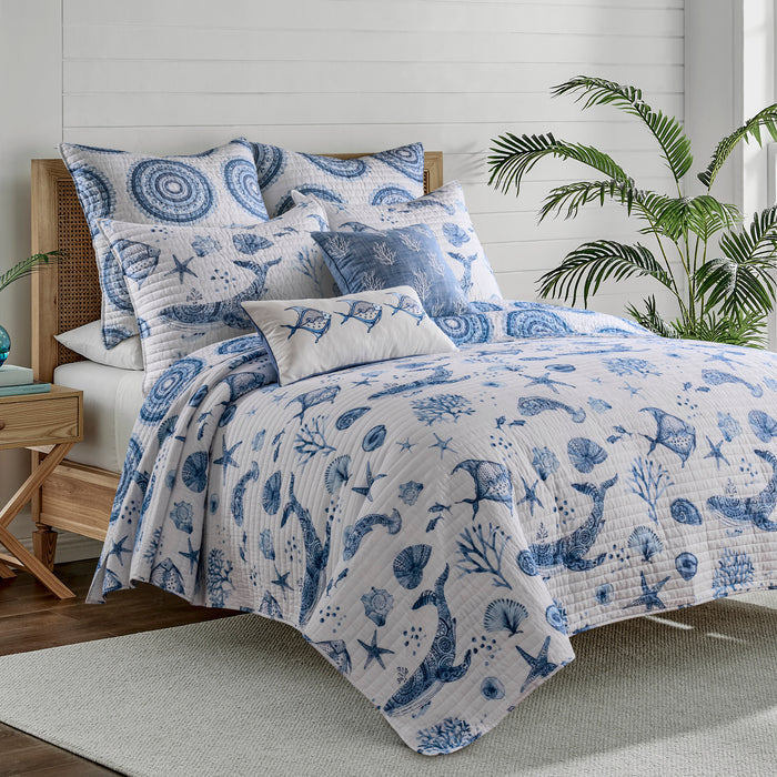 Batik Ocean Fish Pillow
