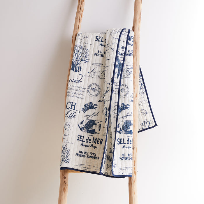 Levtex Home Beach Life Quilted Throw Throws