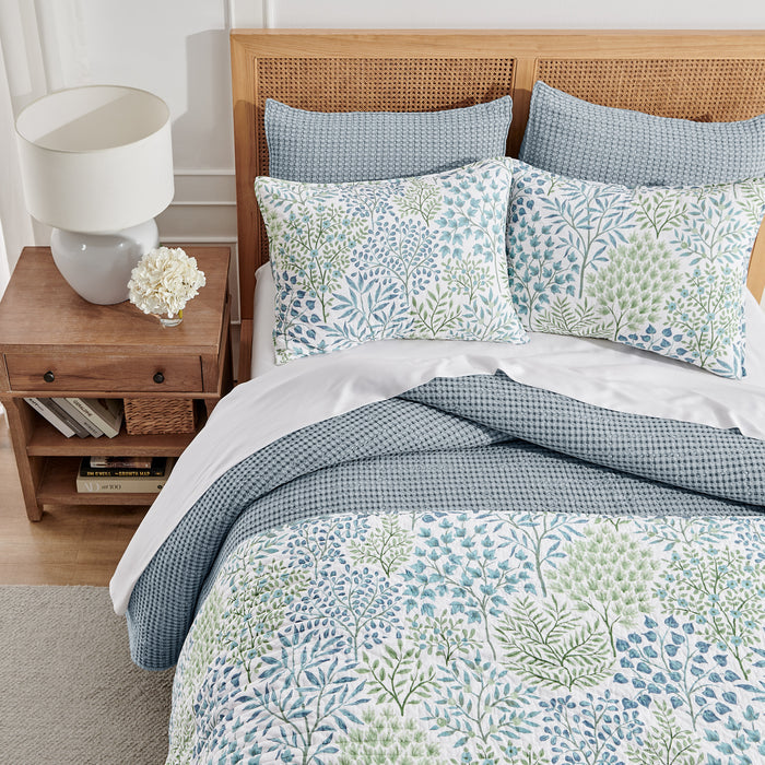 English Forest Green Bedspread Set