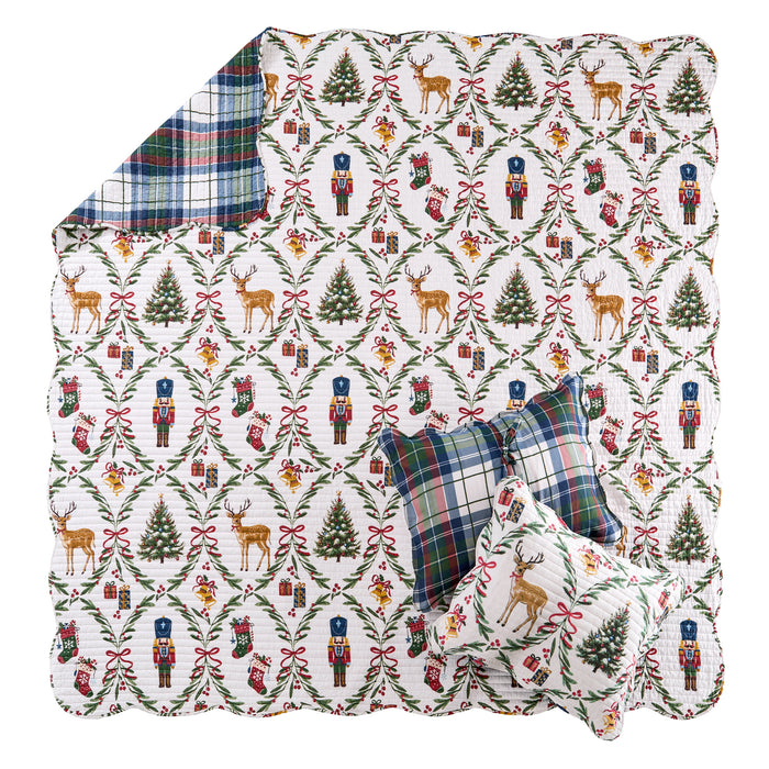 Levtex Home Festive Nutcrackers Quilt Set Quilts