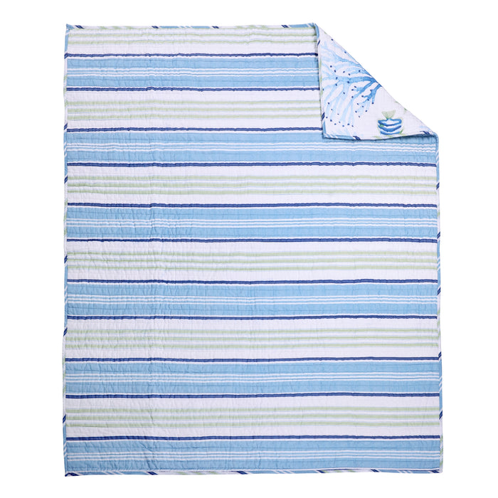 Harbor Bay Quilted Throw
