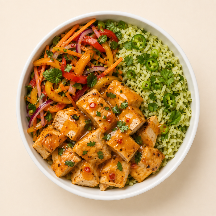Mango Ginger Chicken & Green Rice
