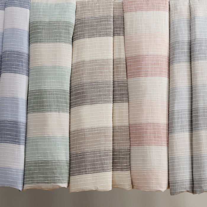Sand Stripes Blue Duvet Cover Set