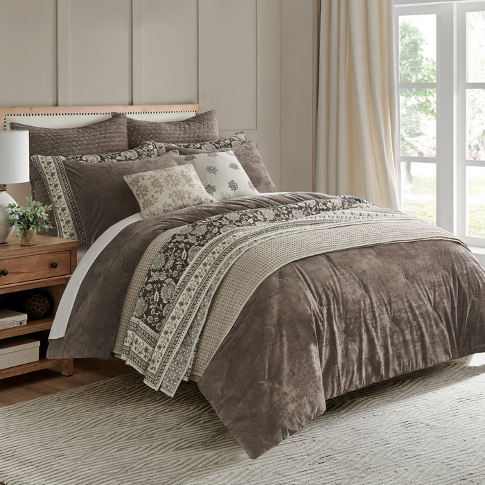 Velvet Stitch Duvet Cover Set