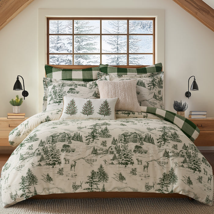 Winter Sleigh Ride Duvet Cover Set