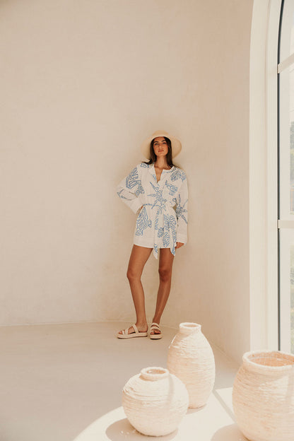 SAMPLE-Ali Dress - Evoke Blue