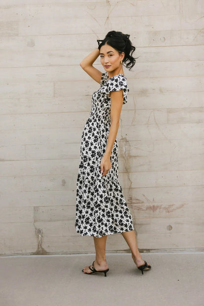 Ingrid Smocked Midi Dress - FINAL SALE