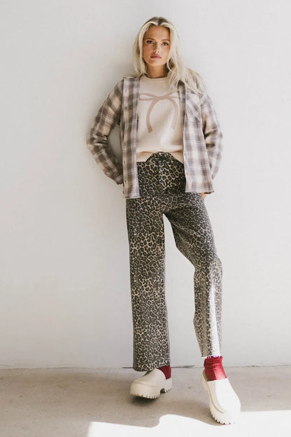 Franky Plaid Flannel Button Up - FINAL SALE