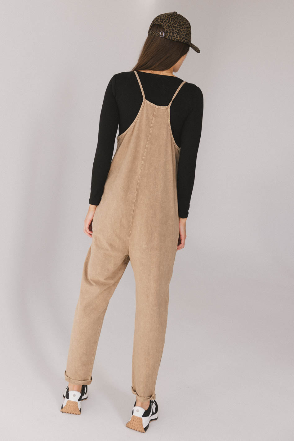 Bram Overalls in Taupe - FINAL SALE