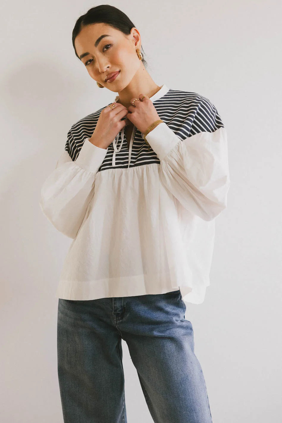 Anchor Striped Top - FINAL SALE
