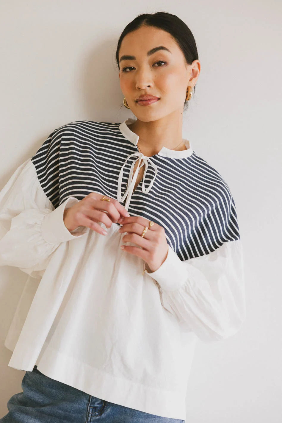 Anchor Striped Top - FINAL SALE