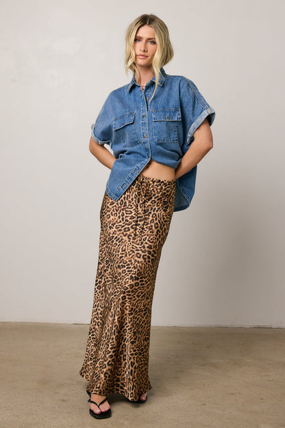 Hatton Leopard Maxi Skirt