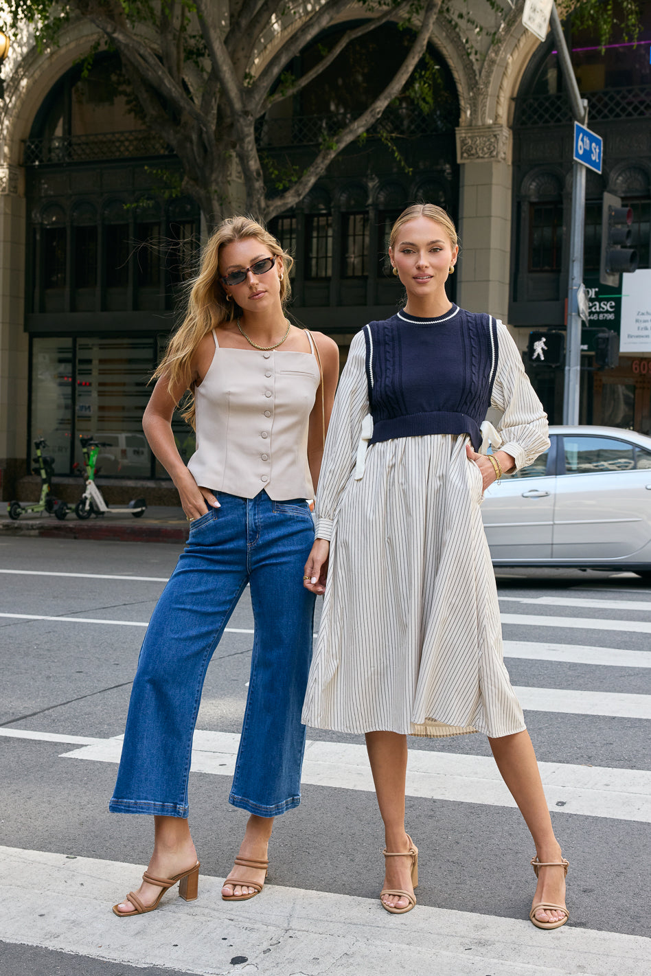 Helaina Button Front Top - FINAL SALE