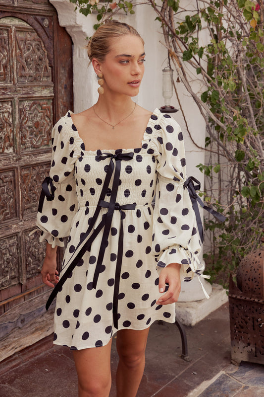 Frances Polka Dot Mini Dress - FINAL SALE