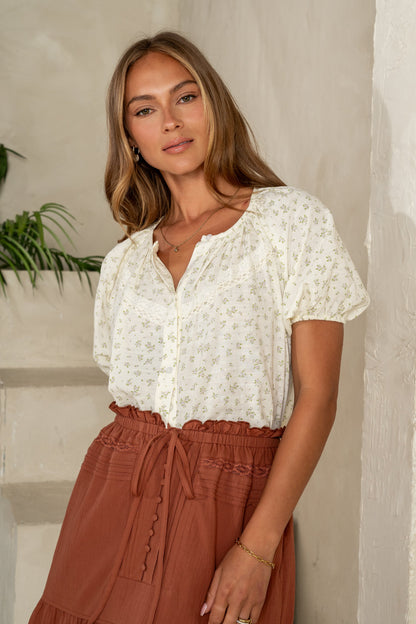 Gracie Floral Blouse - FINAL SALE