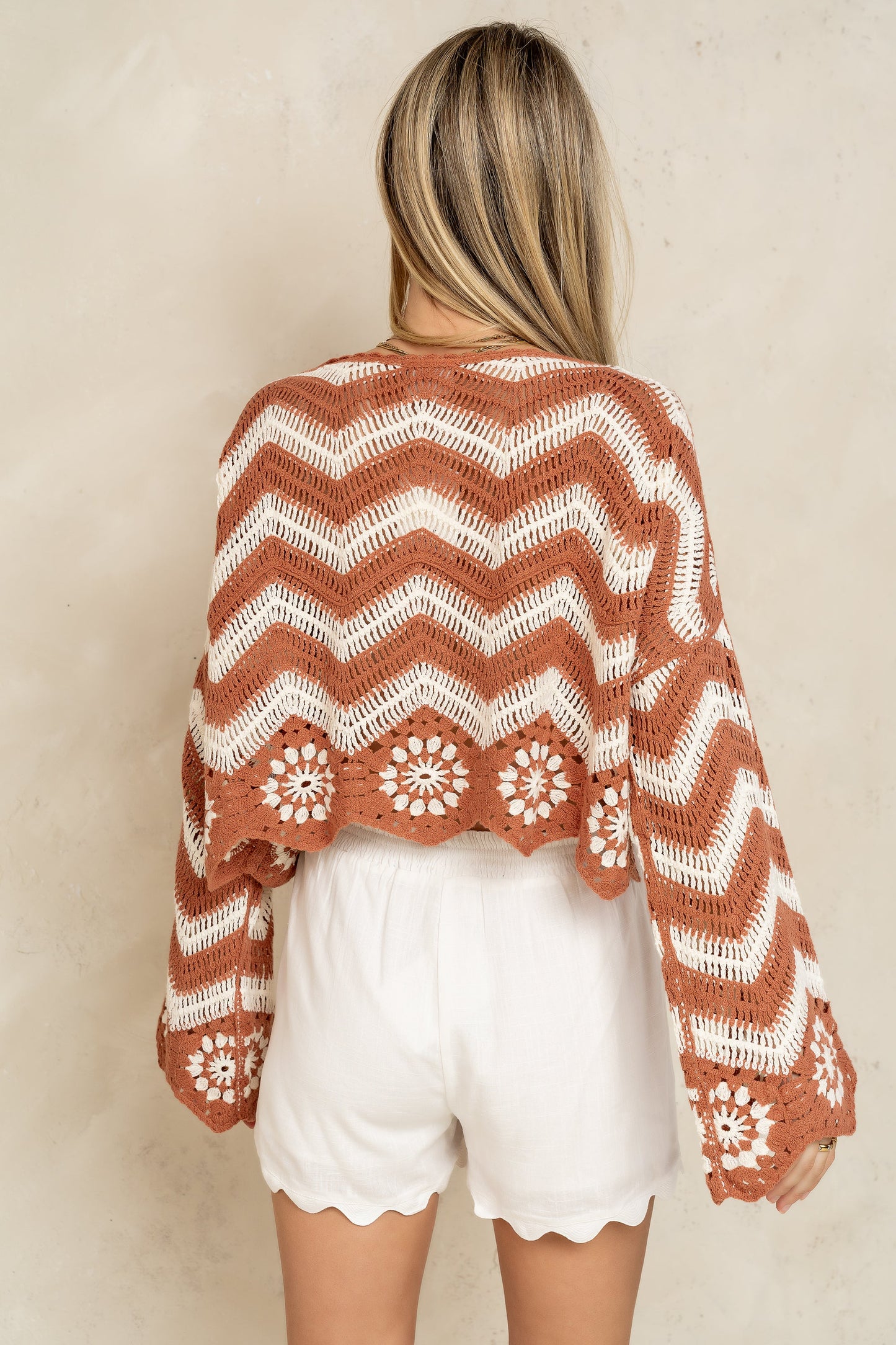 Indie Crochet Sweater - FINAL SALE