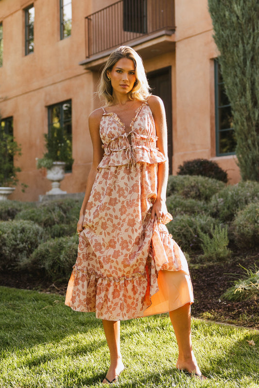 Francis Floral Midi Dress - FINAL SALE