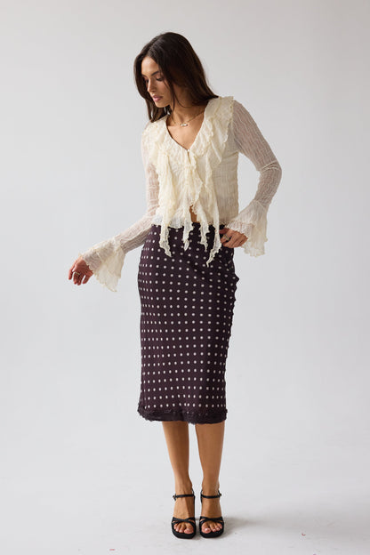 Croft Polka Dot Midi Skirt - FINAL SALE