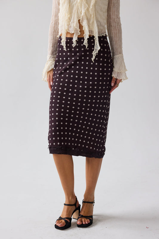Croft Polka Dot Midi Skirt - FINAL SALE