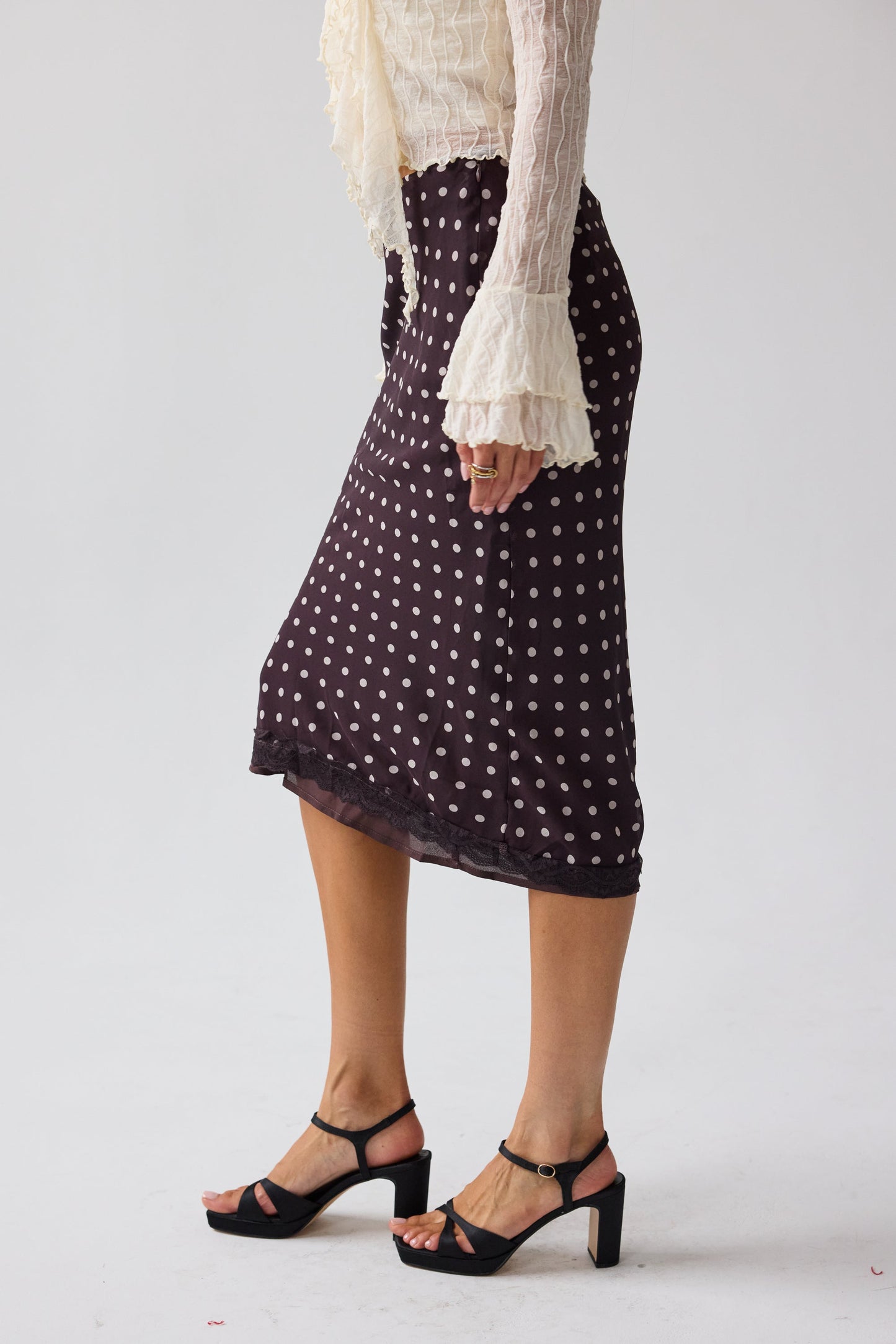 Croft Polka Dot Midi Skirt - FINAL SALE