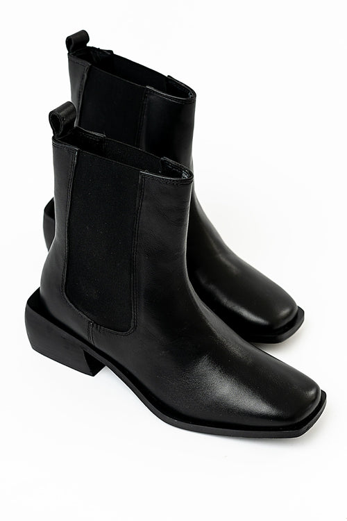 Effie Ankle Boot in Black - FINAL SALE