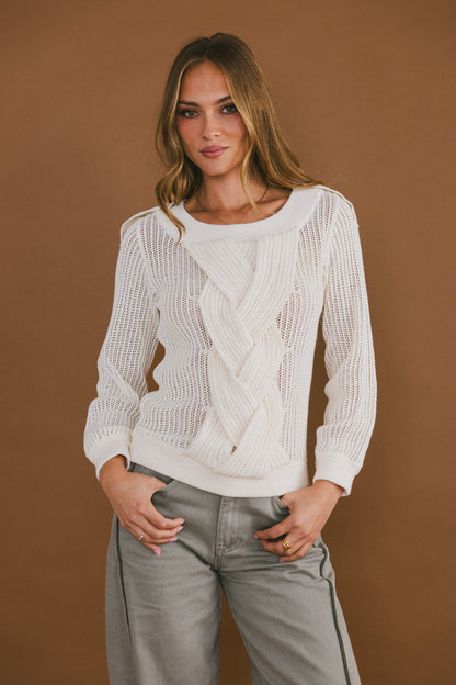 Brynn Braided Sweater - FINAL SALE
