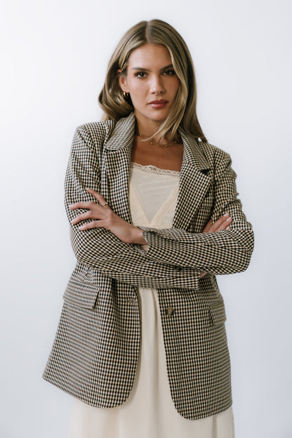 Carie Gingham Blazer - FINAL SALE