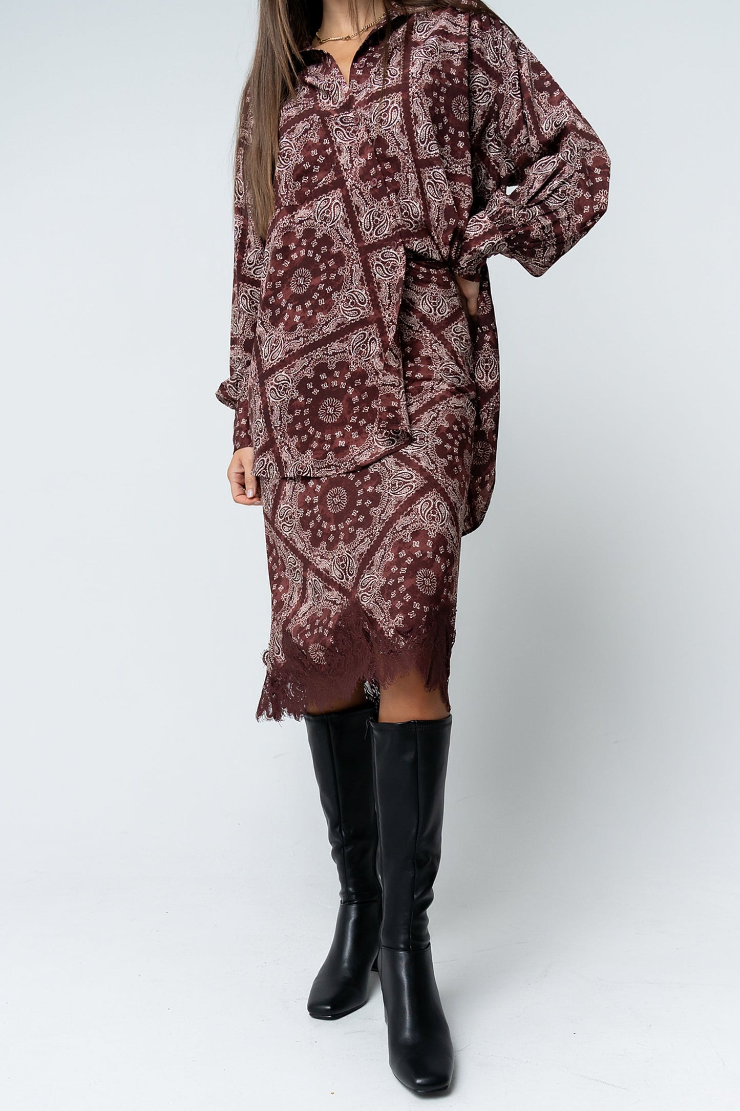 Diana Knee Length Skirt - FINAL SALE