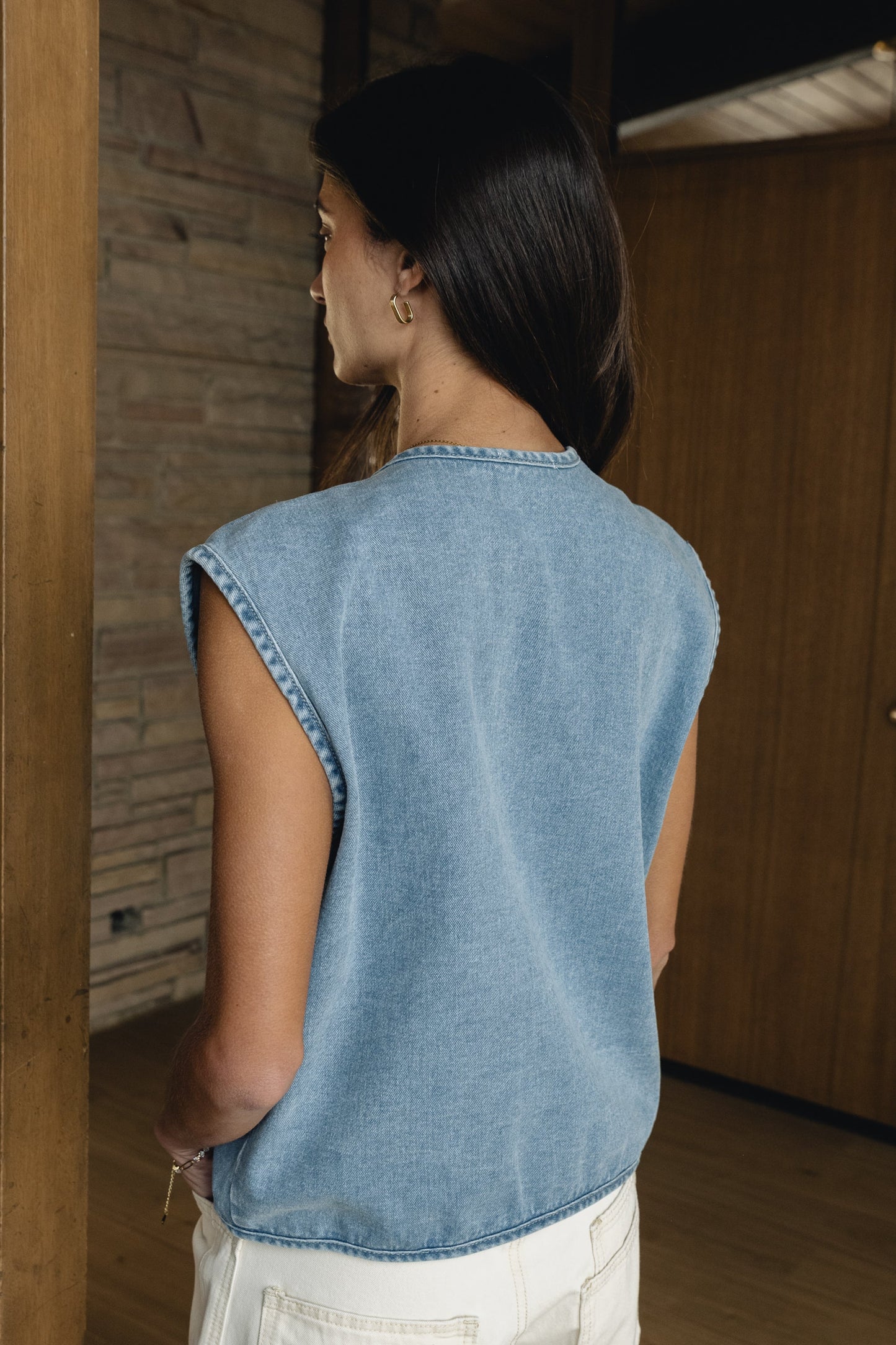 Clara Denim Vest - FINAL SALE