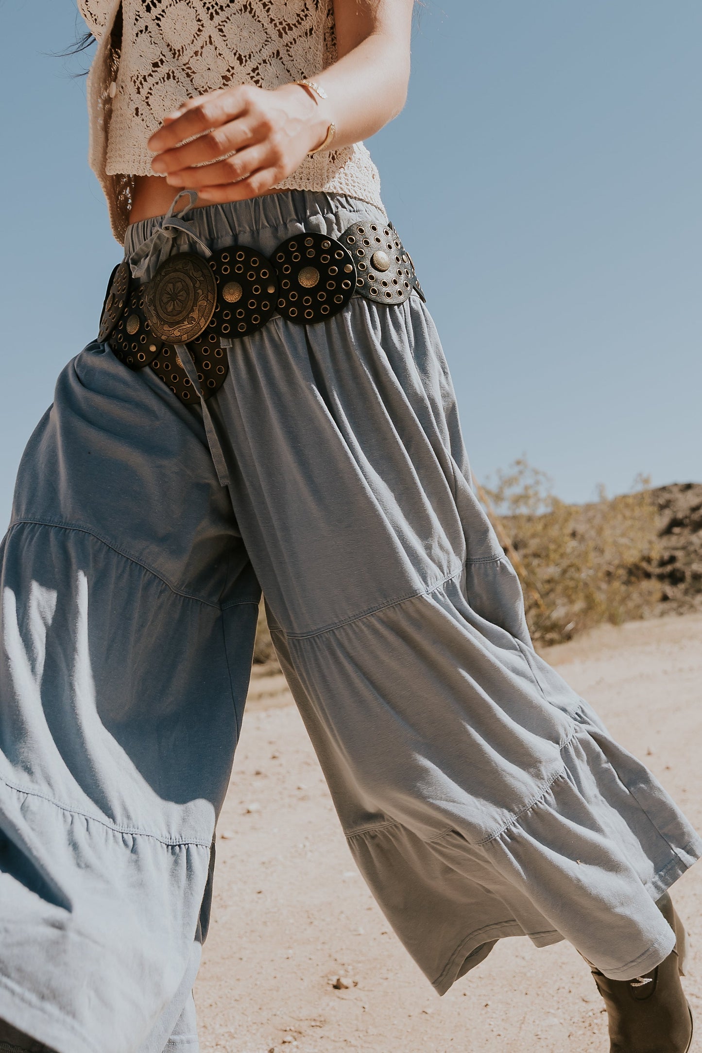 Eileen Waist Belt in Dark Brown