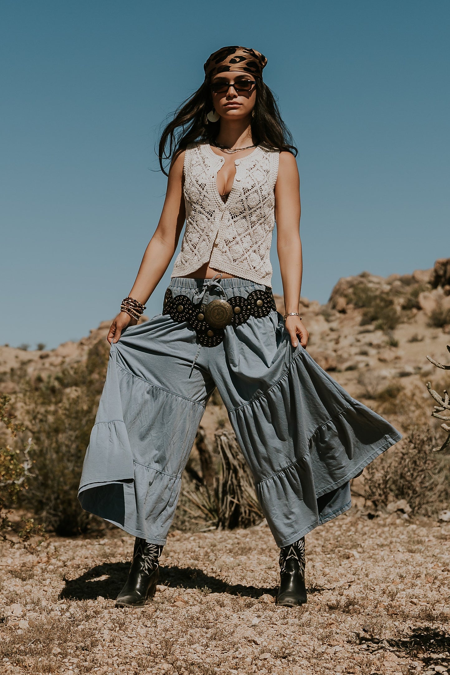 Eileen Waist Belt in Dark Brown