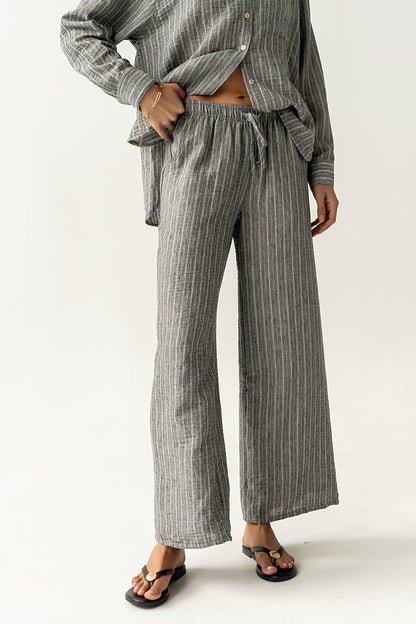 Conner Wide Leg Pants in Black