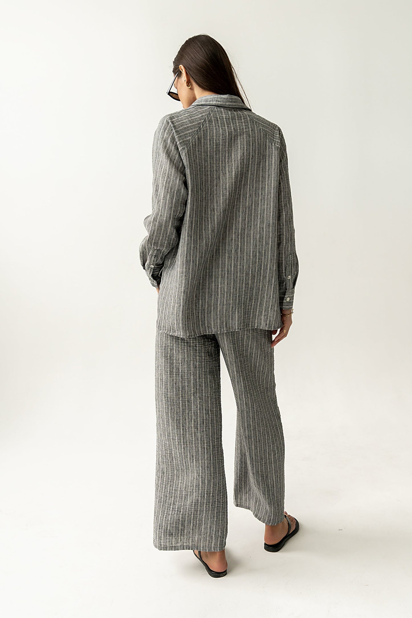 Conner Wide Leg Pants in Black