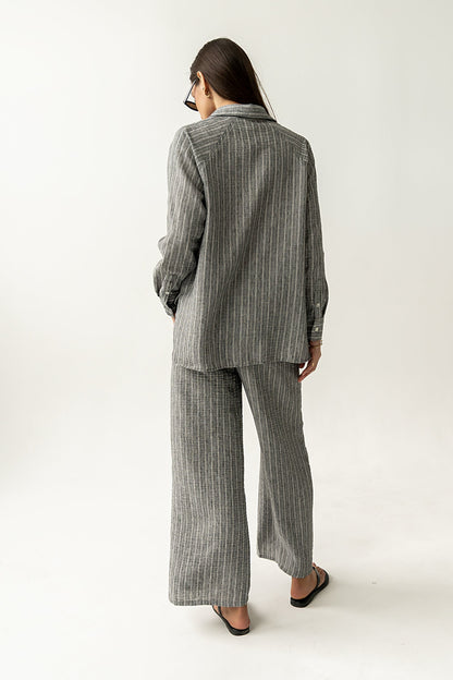 Conner Wide Leg Pants in Black