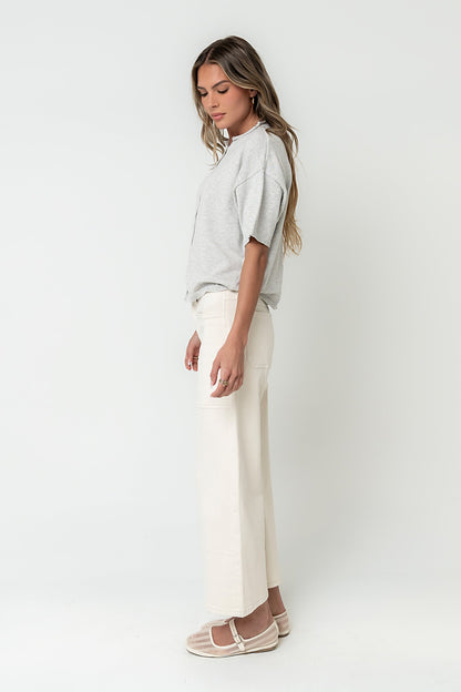 Camila Sweater in Heather Grey
