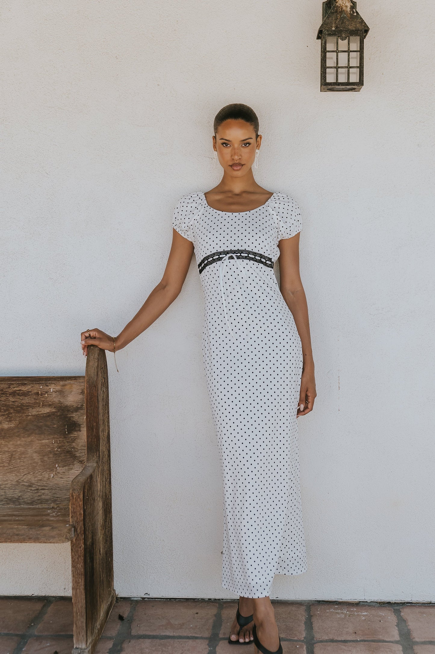 Colton Polka Dot Maxi Dress