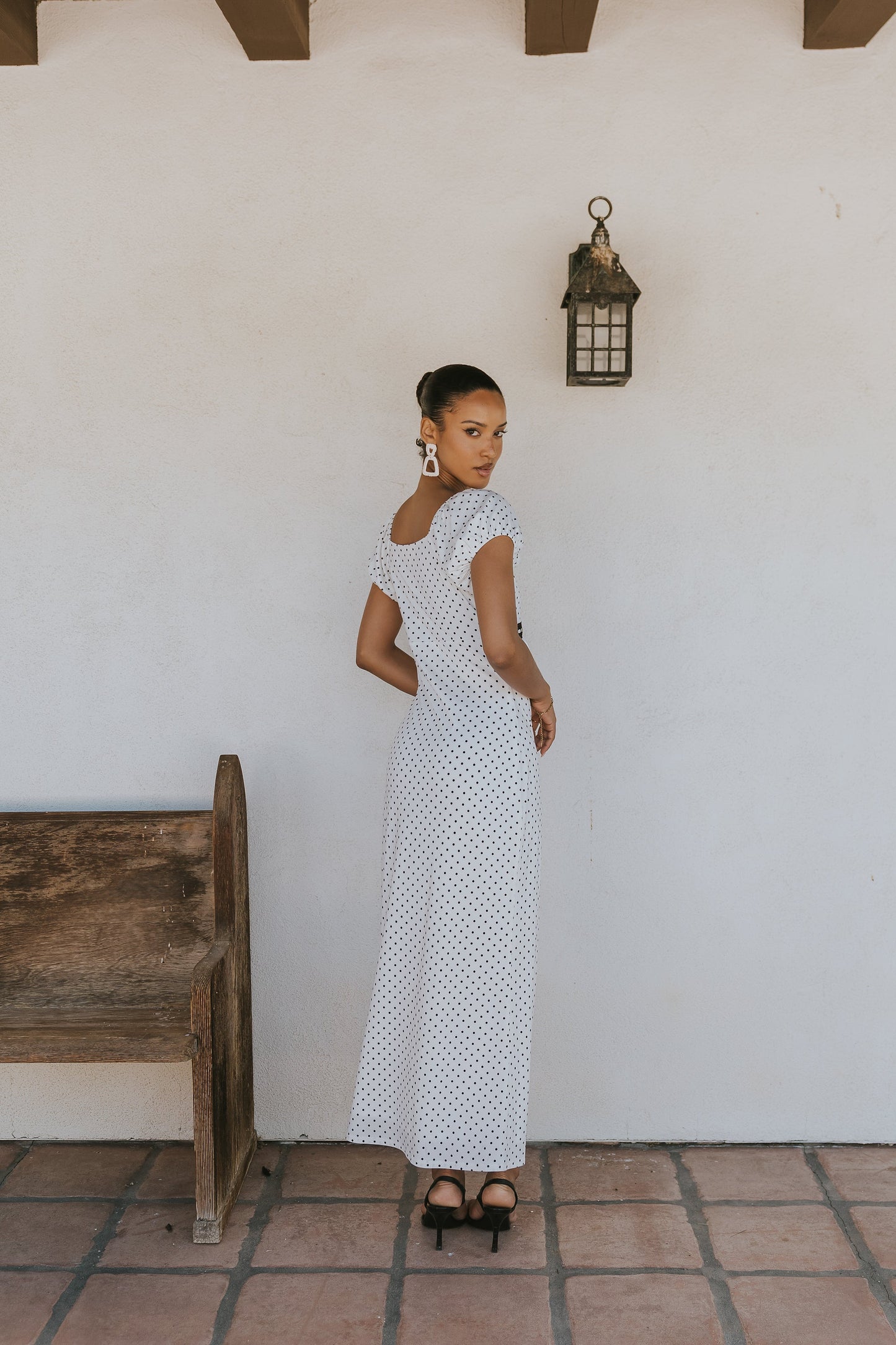 Colton Polka Dot Maxi Dress