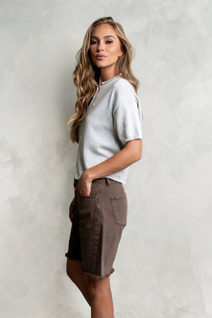 Camila Sweater in Heather Grey