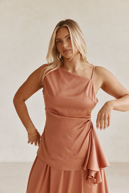Hailey Top - Coral
