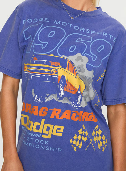 Dodge 1969 Oversized Graphic Top Blue