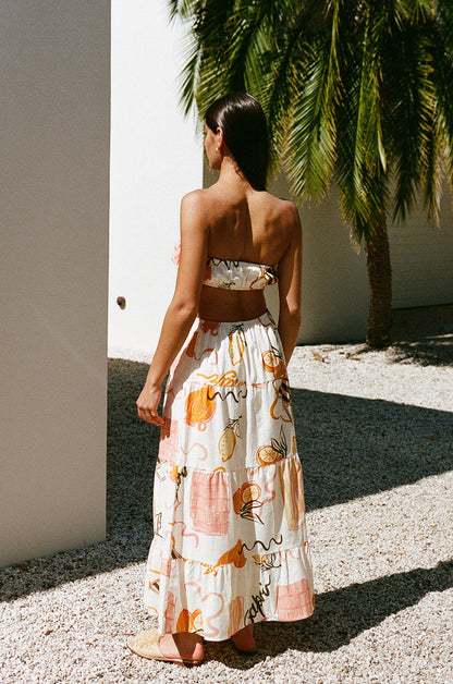 SAMPLE-Aviva Top - Amalfi Aperol