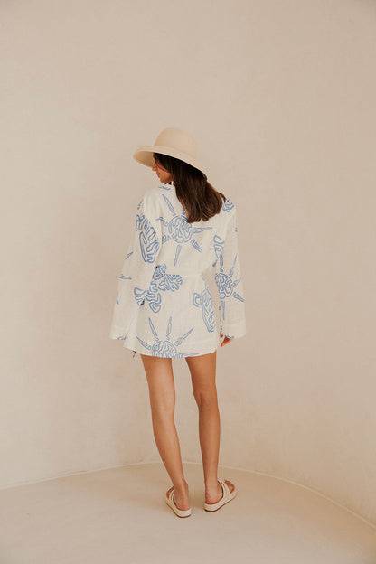 SAMPLE-Ali Dress - Evoke Blue