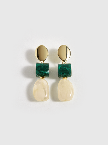 Geometric Drop Earrings