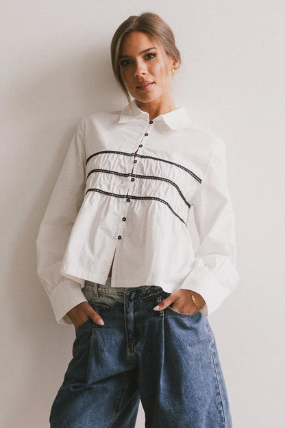 Effie Collared Blouse - FINAL SALE