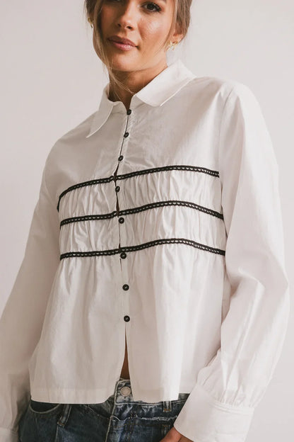 Effie Collared Blouse - FINAL SALE