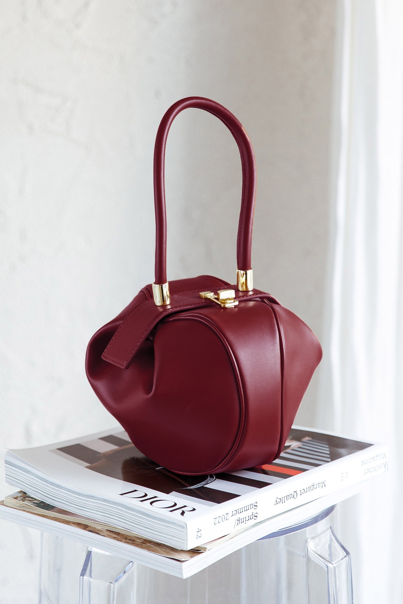 Billie Dumpling Hobo Bag Red