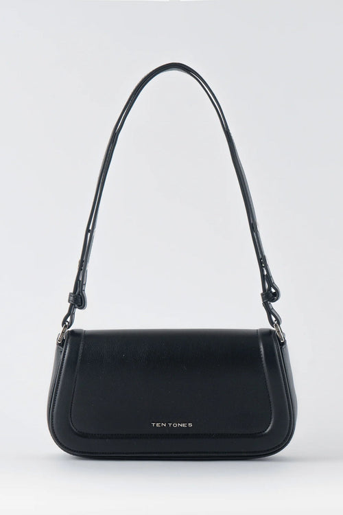 TEN TONES Bruno Baguette Bag Black