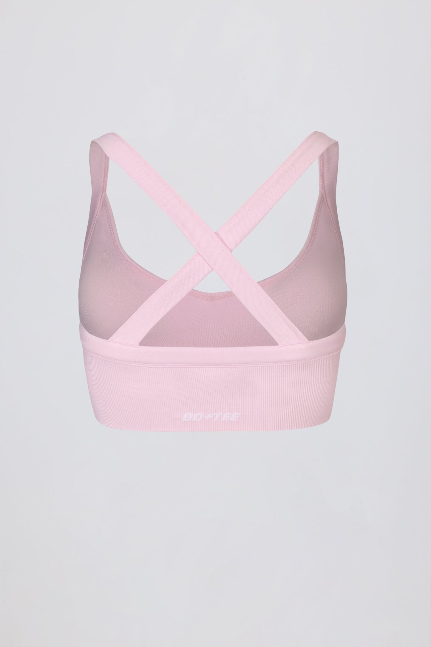 Super Sculpt Seamless Crossback Sports Bra in Soft Pink